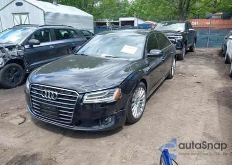 2015 Audi A8 L 3.0T из США, поврежденный, VIN WAU3GAFD4FN039482